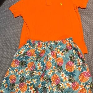 Ralph Lauren Bright Orange Polo Shirt